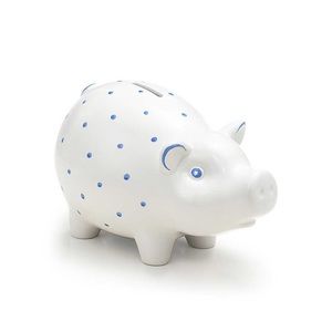 Authentic New Tiffany Blue Dot Piggy Bank